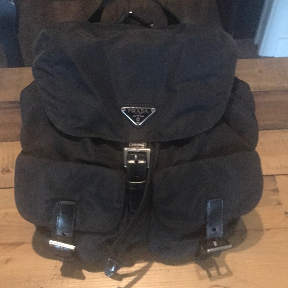 Prada Black Backpack